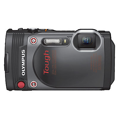 Olympus Tough TG-870 Waterproof Action Camera, HD 1080p, 16MP, 5x Optical Zoom, Wi-Fi With 3 Flip Monitor, Black Olympus Tough TG-870 Waterproof Action Camera, HD 1080p, 16MP, 5x Optical Zoom, Wi-Fi With 3 Flip Monitor, Black